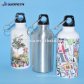 400ML Silver sublimation sports water bottle